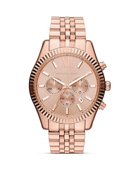 buy michael kors rose gold watch|rose gold mk watch men.